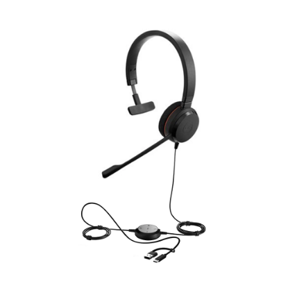 Εικόνα της JABRA EVOLVE 20 MONO UC, USB-C/A