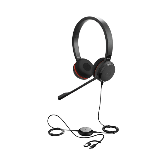 Εικόνα της JABRA EVOLVE 20 SE STEREO MS, USB-C/A